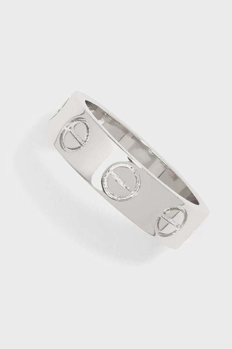 Stencil Band Ring - Lush Lemon - Women's Accessories - Zenzii - 11701