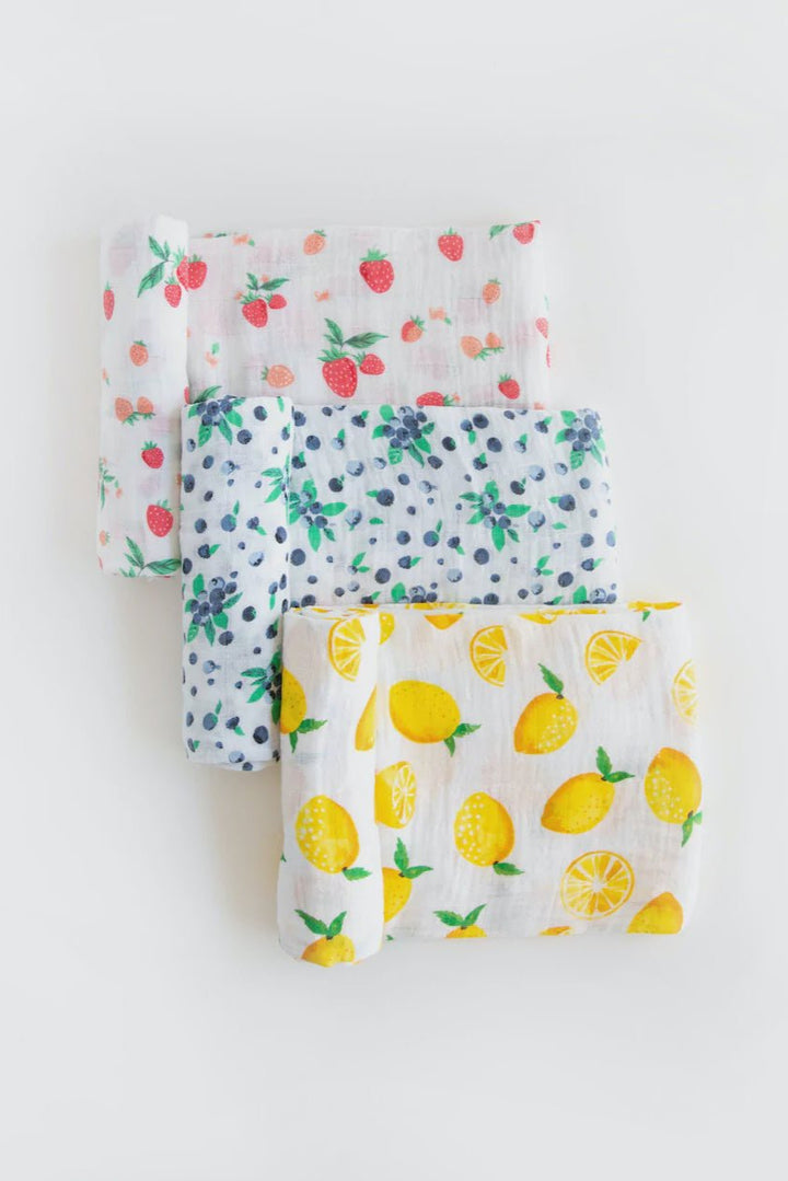 Swaddle 3 Pack - Lush Lemon - Children's Accessories - Little Unicorn - 10685