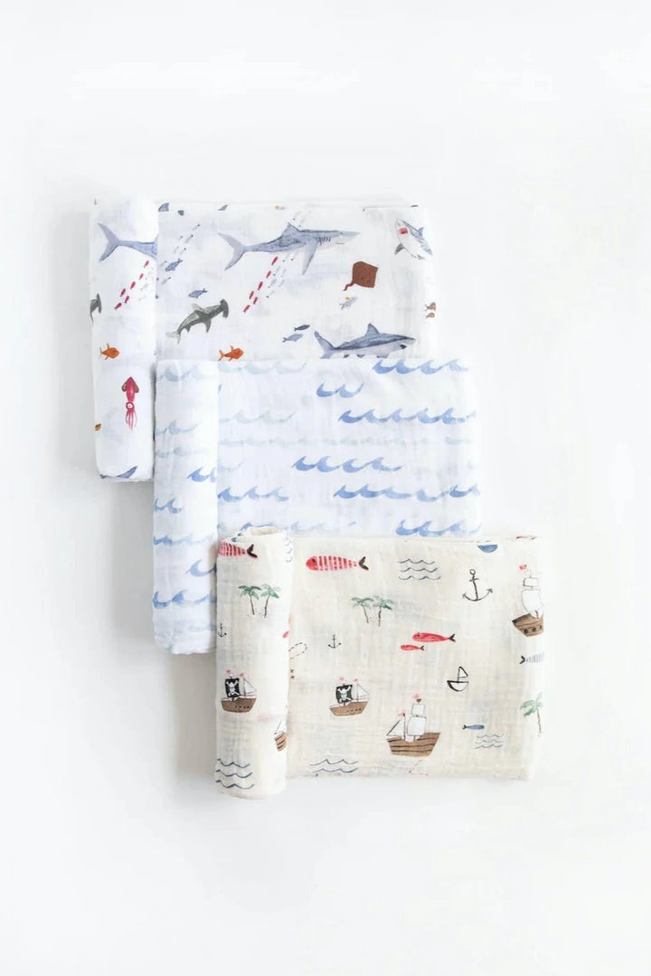 Swaddle 3 Pack - Lush Lemon - Children's Accessories - Little Unicorn - 10687
