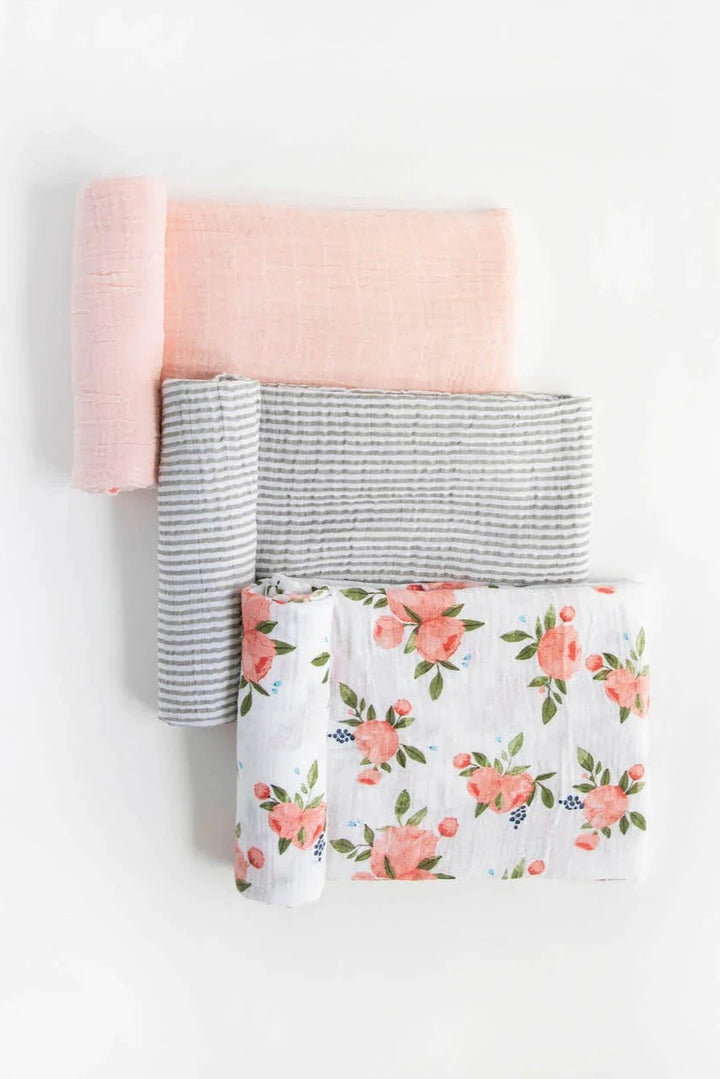 Swaddle 3 Pack - Lush Lemon - Children's Accessories - Little Unicorn - 10688