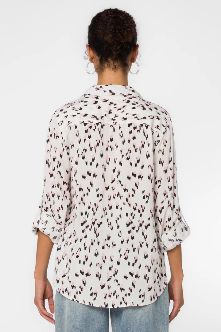 Talma Abstract Top - Lush Lemon - Women's Clothing - Velvet Hearts - 23313233131