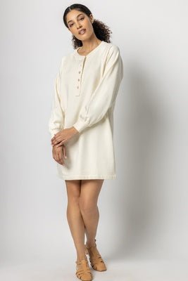 Terry Dress - Lush Lemon - Women's Clothing - Lilla P - 10639