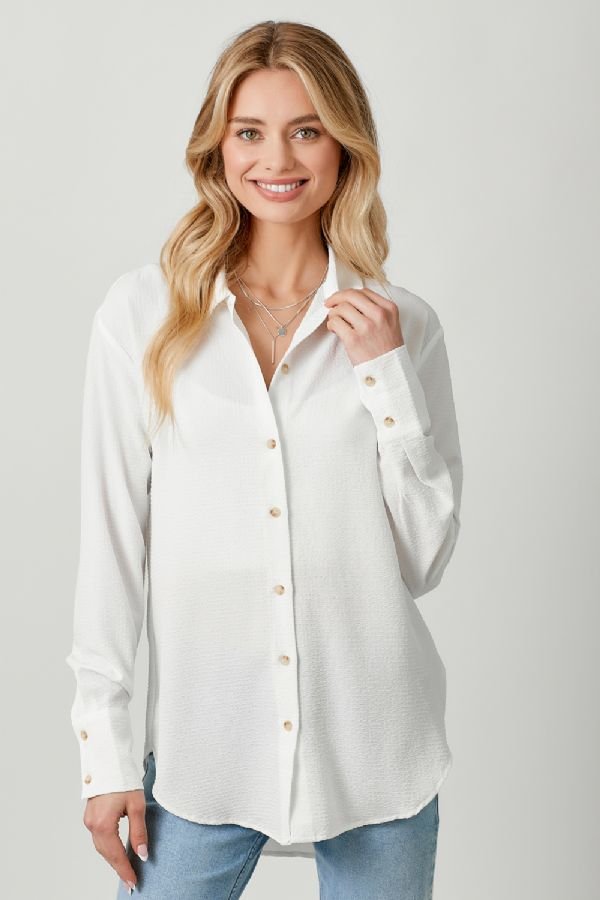 baggy dress shirt womens Amazon.com: Womens Button Down Shirt, Long Sleeve Loose Fit Cotton Blouses for Womens, Oversized Blouses Tops Casual with Pockets (White, S) : Clothing, Shoes & Jewelry
