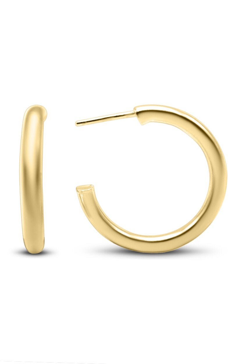 Totally Tubular Hoop Earring 25MM - Lush Lemon - Women's Accessories - Stia - 794094038918