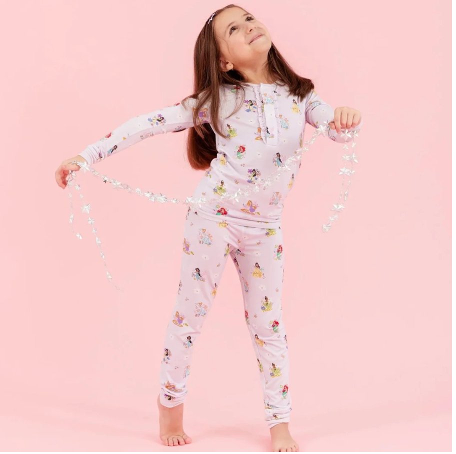 Disney Princess Magnetic No Drama Pajama Set: A Sleepwear Set That Brings Comfort and Magic Together - Lush Lemon