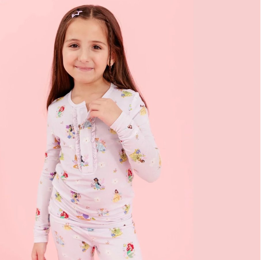 Disney Princess Magnetic No Drama Pajama Set: Making Bedtime a Dream Come True - Lush Lemon