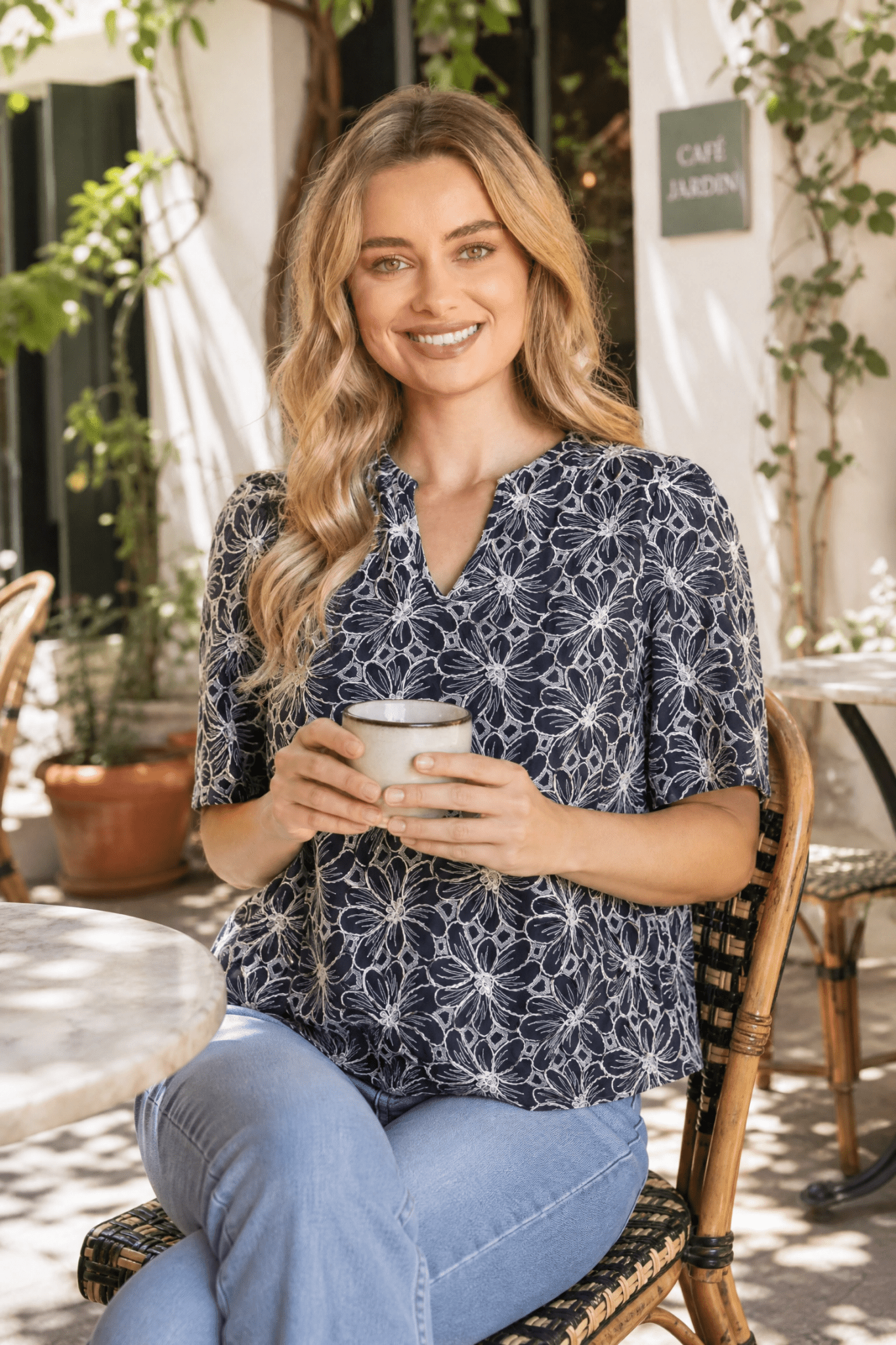 Effortless Everyday Style: The Floral Embroidered Top - Lush Lemon