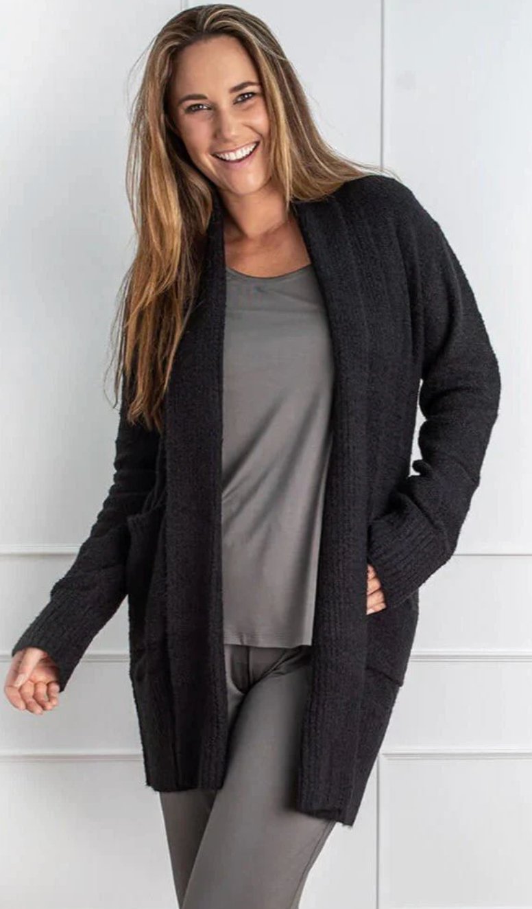 Faceplant Bamboo Plush Midi Cardigan The Ultimate Blend of Comfort an