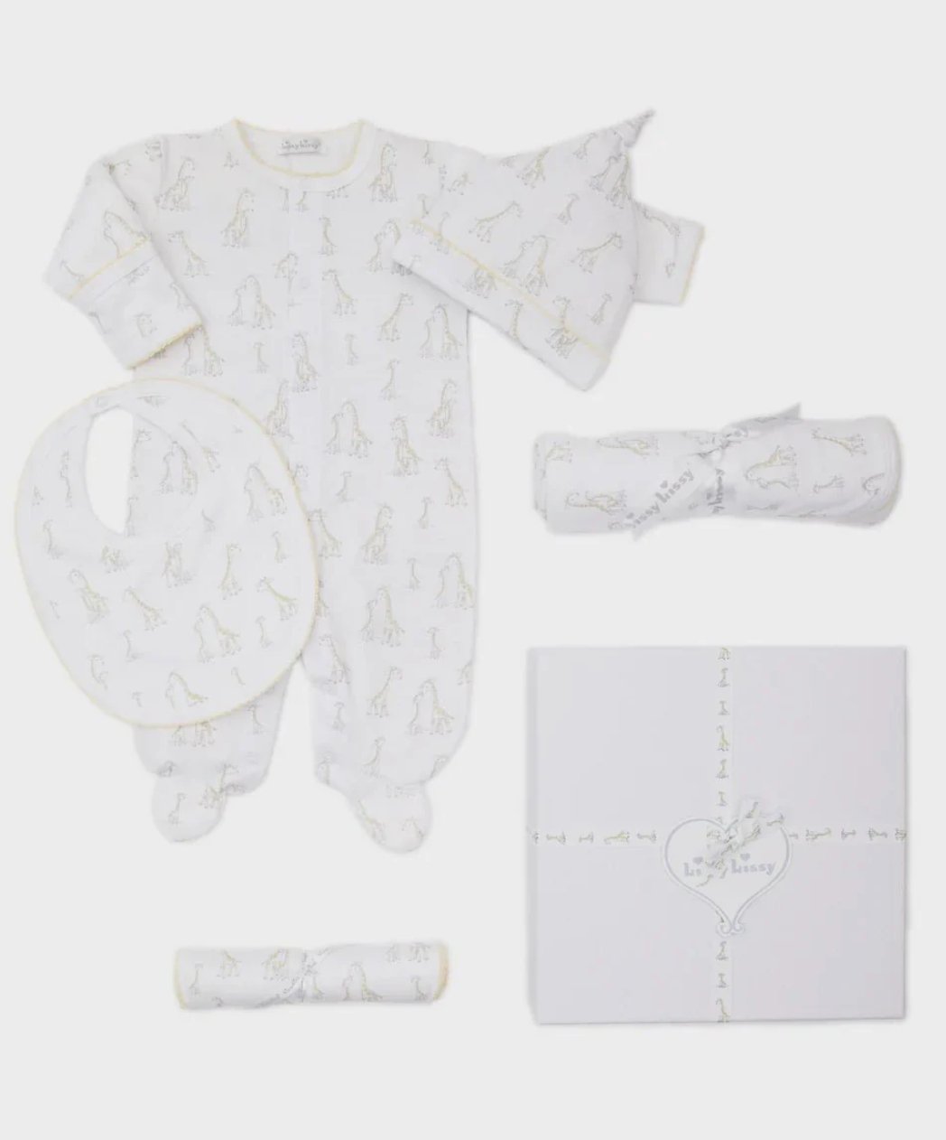 Giraffe Generations 5 PC Gift Set w/ Box: A Perfect Blend of Elegance and Thoughtful Gifting - Lush Lemon