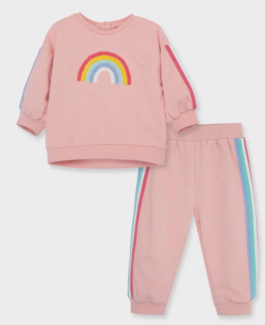 Rainbow Sweatshirt Set: The Ultimate Blend of Comfort and Style - Lush Lemon