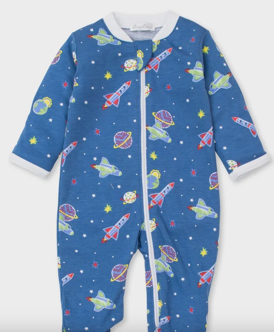 Space Mission Zip Footie: A Stellar Choice for Little Explorers - Lush Lemon