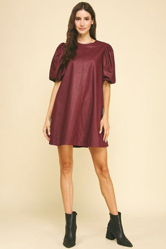 Leather Tunic Dress