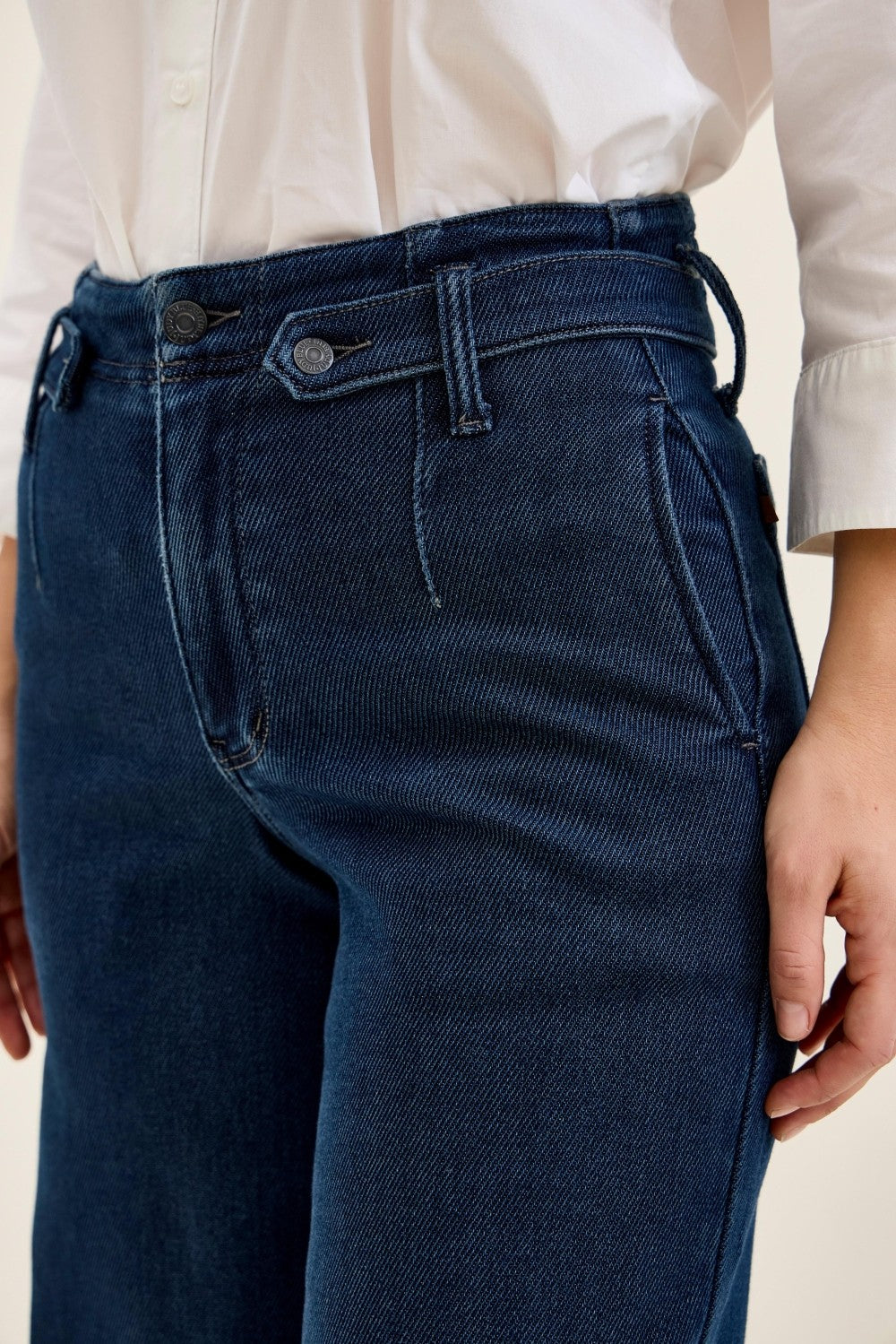 High Waist Lux Retro Wide Leg Jeans