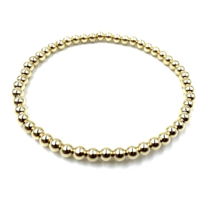 4mm 14k Gold Filled Karma Waterproof Bracelet - Lush Lemon - Women's Accessories - Erin Gray - 169581268