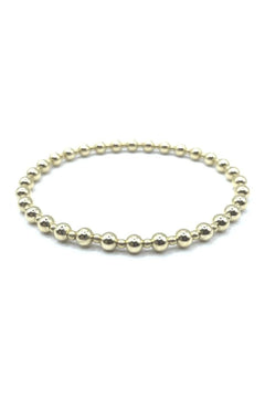 4mm+2mm+4mm Gold Filled Dimension Bracelet - Lush Lemon - Women&