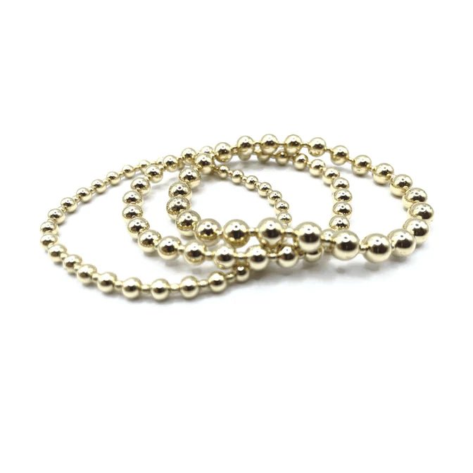 4mm+2mm+4mm Gold Filled Dimension Bracelet - Lush Lemon - Women's Accessories - Erin Gray - 169581271