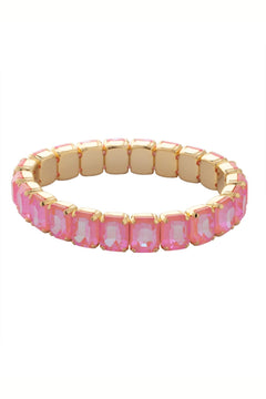 7 Inch Octavia Stretch Bracelet - Lush Lemon - Women&