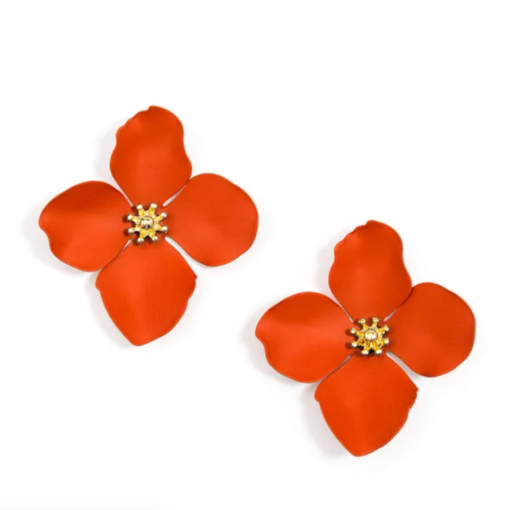 Greta Floral Stud Earrings