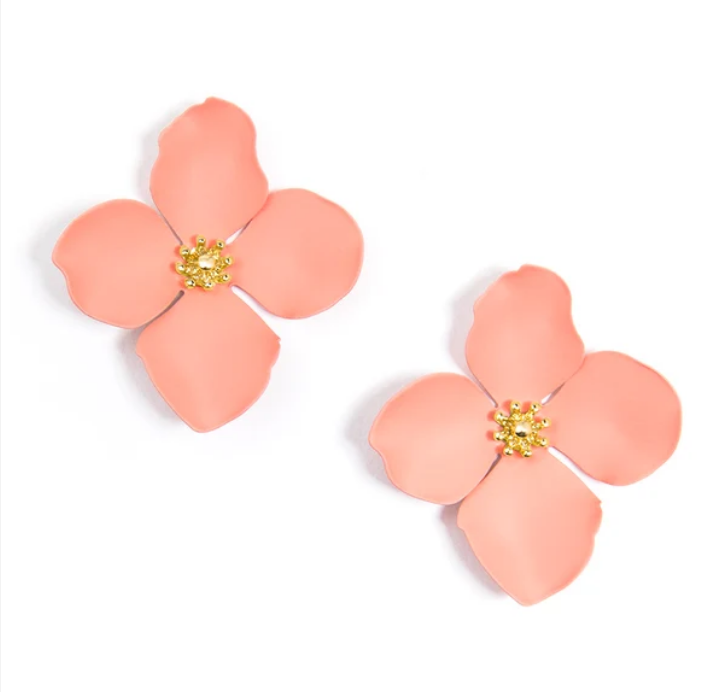 Greta Floral Stud Earrings