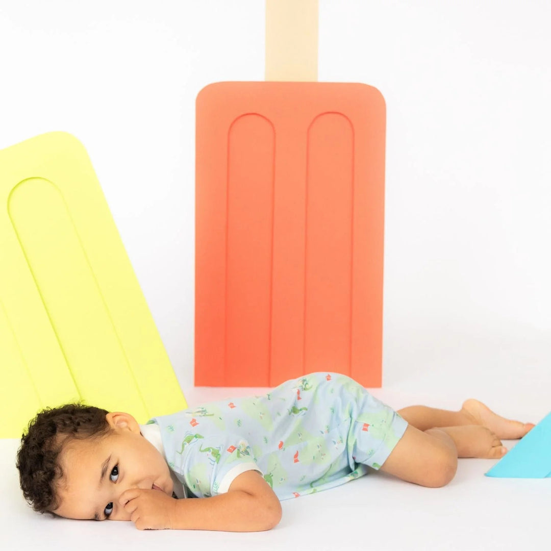 A Putt Above Modal Magnetic Romper - Lush Lemon - Children's Clothing - Magnetic Me - 840318776491