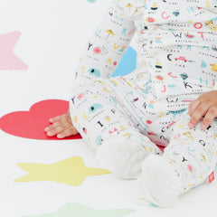 ABC Love Modal Magnetic Parent Favorite Footie - Lush Lemon - Children&