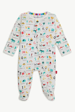 ABC Love Modal Magnetic Parent Favorite Footie - Lush Lemon - Children&