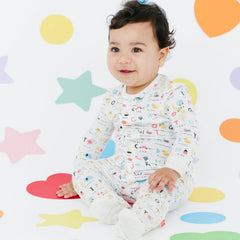 ABC Love Modal Magnetic Parent Favorite Footie - Lush Lemon - Children&