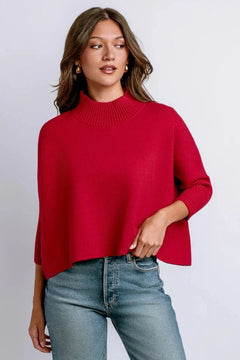 Aja Sweater W/Rib Turtleneck - Lush Lemon - Women&