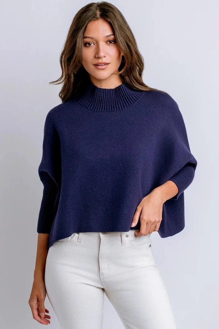 Aja Sweater W/Rib Turtleneck - Lush Lemon - Women's Clothing - Kerisma - 