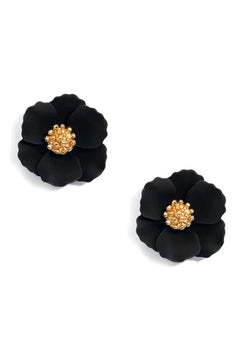 Amelia Mini Flower Stud Earring - Lush Lemon - Women&