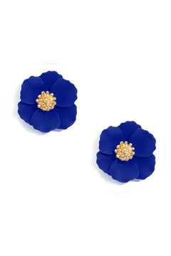 Amelia Mini Flower Stud Earring - Lush Lemon - Women&