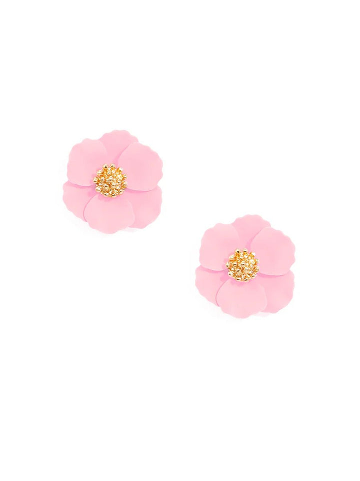 Amelia Mini Flower Stud Earring - Lush Lemon - Women's Accessories - Zenzii - 33193081667965