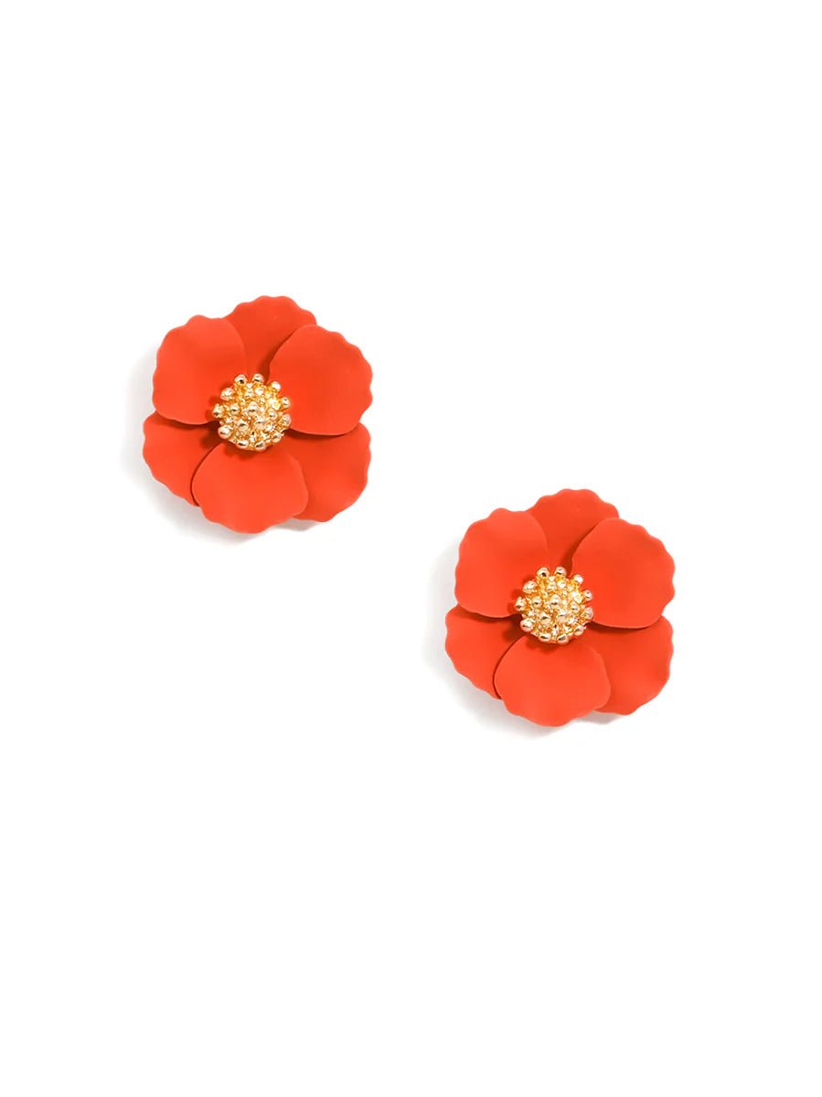 Amelia Mini Flower Stud Earring - Lush Lemon - Women's Accessories - Zenzii - 53193081236893