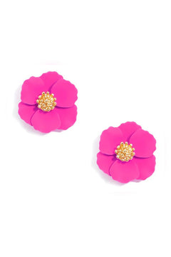 Amelia Mini Flower Stud Earring - Lush Lemon - Women&