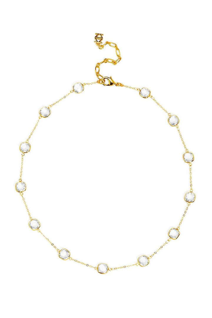 Andrea Collar Necklace - Lush Lemon - Women's Accessories - Zenzii - 62165911551293