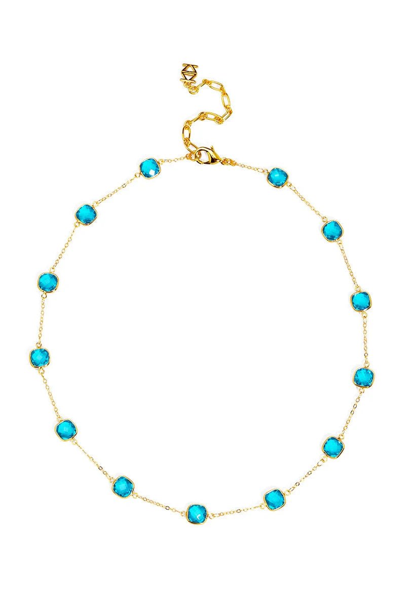 Andrea Collar Necklace - Lush Lemon - Women's Accessories - Zenzii - 62165911684061