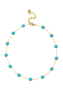 Andrea Collar Necklace - Lush Lemon - Women&