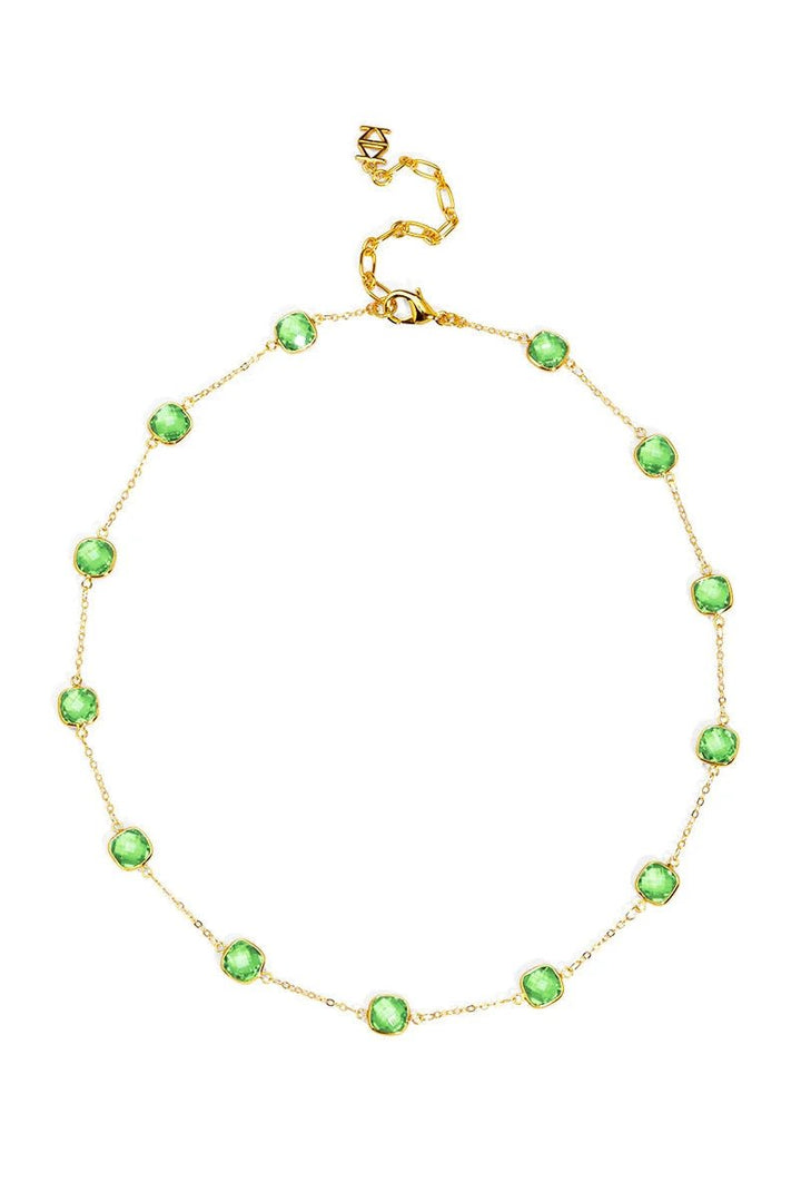 Andrea Collar Necklace - Lush Lemon - Women's Accessories - Zenzii - 62165911716829