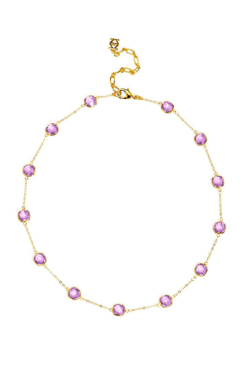 Andrea Collar Necklace - Lush Lemon - Women's Accessories - Zenzii - 62165911849597