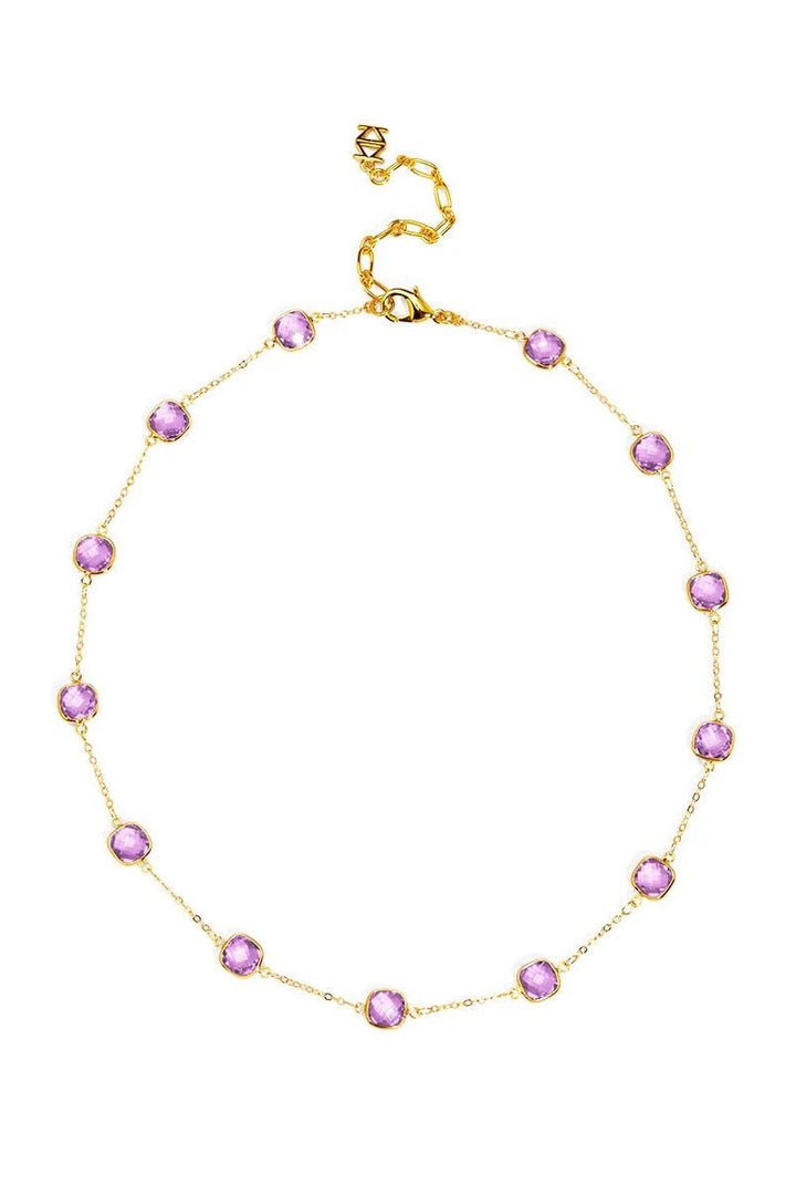 Andrea Collar Necklace - Lush Lemon - Women's Accessories - Zenzii - 62165911849597