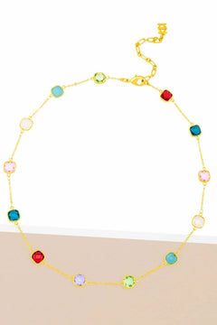 Andrea Collar Necklace - Lush Lemon - Women&