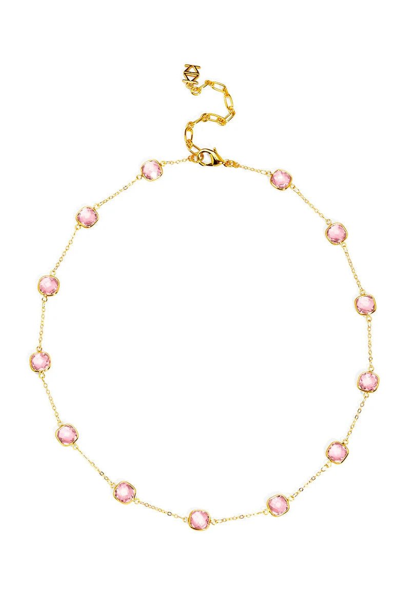 Andrea Collar Necklace - Lush Lemon - Women's Accessories - Zenzii - 62165912015133