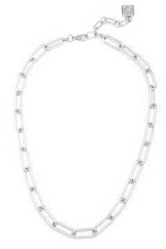 Angela Paperclip Link Collar Necklace - Lush Lemon - Women&