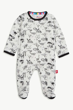 Animal Safari Modal Favorite Footie - Lush Lemon - Children&