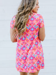 Augusta Shift Dress - Lush Lemon - Women&