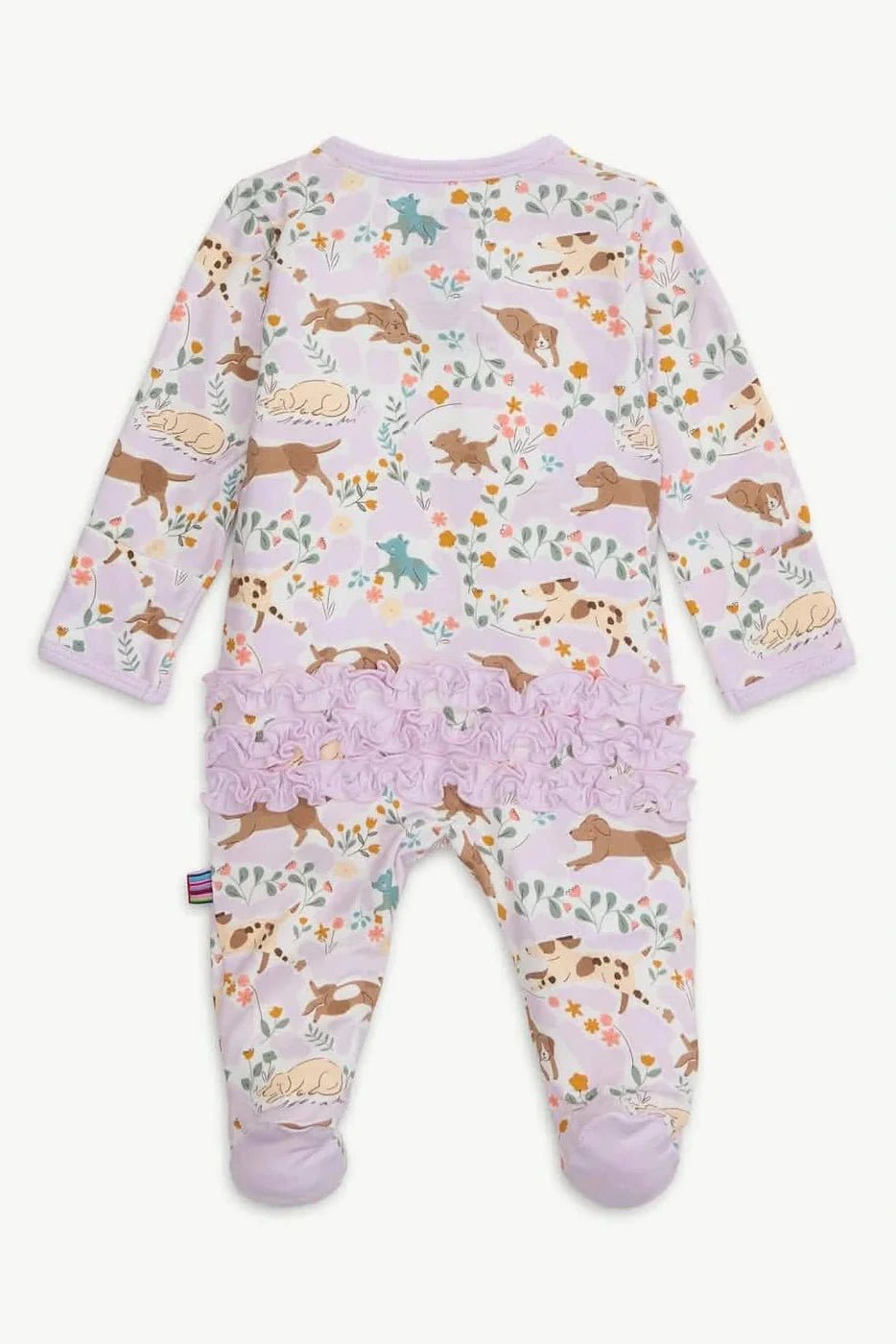Best Fur-End Magnetic Ruffle Footie - Lush Lemon - Children's Clothing - Magnetic Me - 840318780443