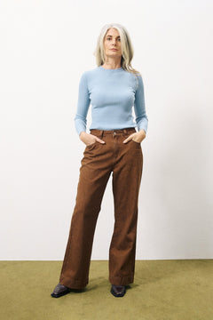 Blake Sweater W/Ribbed Detail - Lush Lemon - Women&