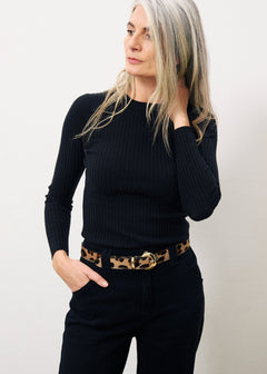 Blake Sweater W/Ribbed Detail - Lush Lemon - Women&