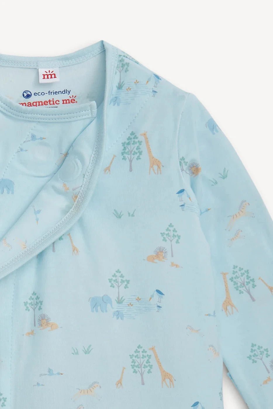 Blue Serene Safari Magnetic Gown & Hat Set - Lush Lemon - Children's Clothing - Magnetic Me - 840405246104