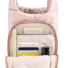 Blush HydroBag® with Blush and Ivory Striped Strap - Lush Lemon - Women&